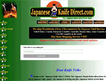 Tablet Screenshot of japaneseknifedirect.com